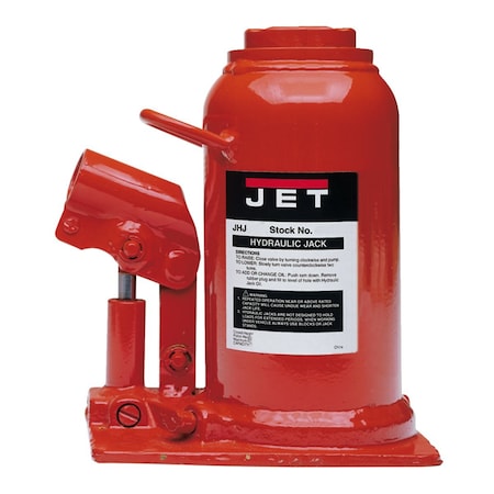 Jet Low Profile Hydraulic Bottle Jack, 12.5T JHJ-12-1/2L